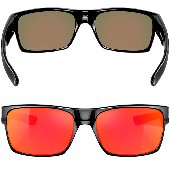 Óculos Oakley TwoFace Polished Black / Prizm Ruby Óculos Oakley
